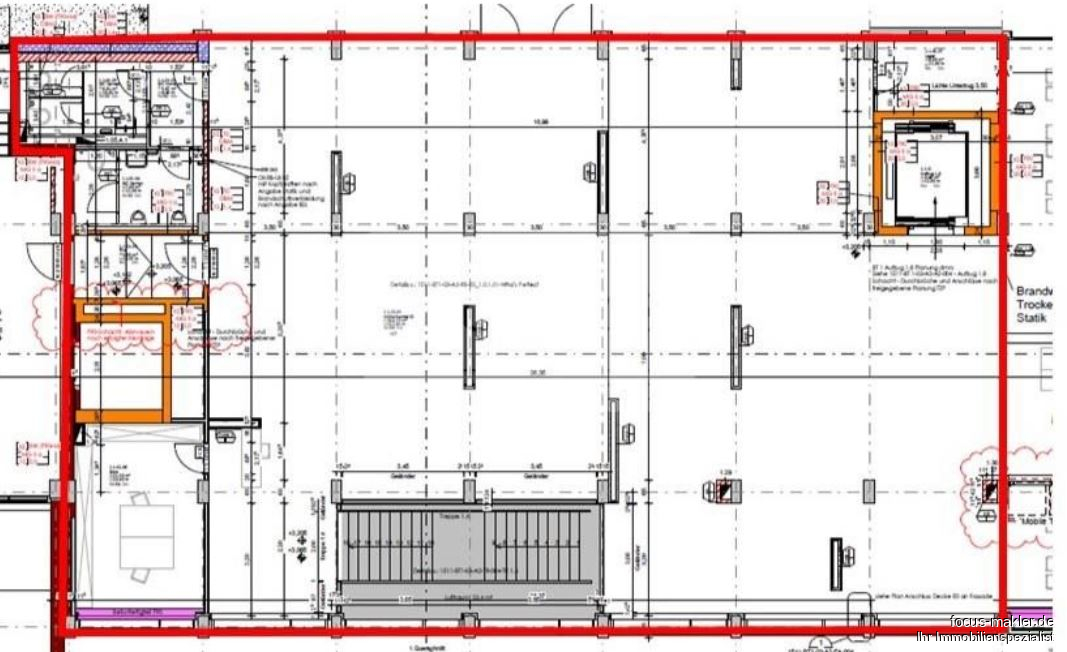 Grundriss 1. OG Einzelhandel