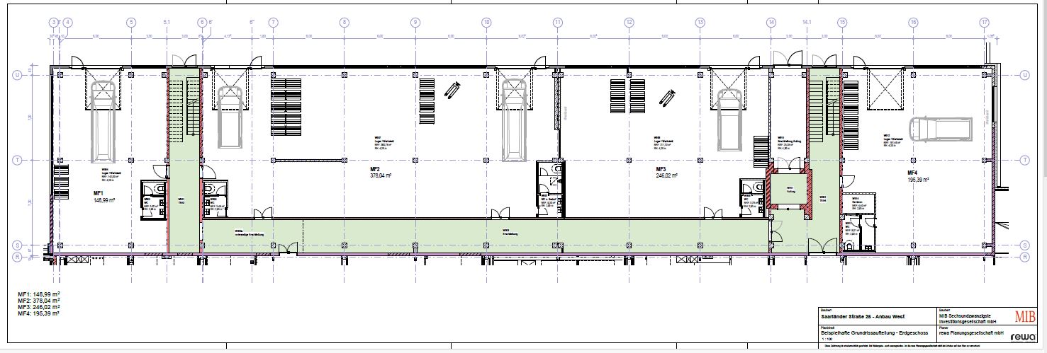 Grundriss EG  Planung