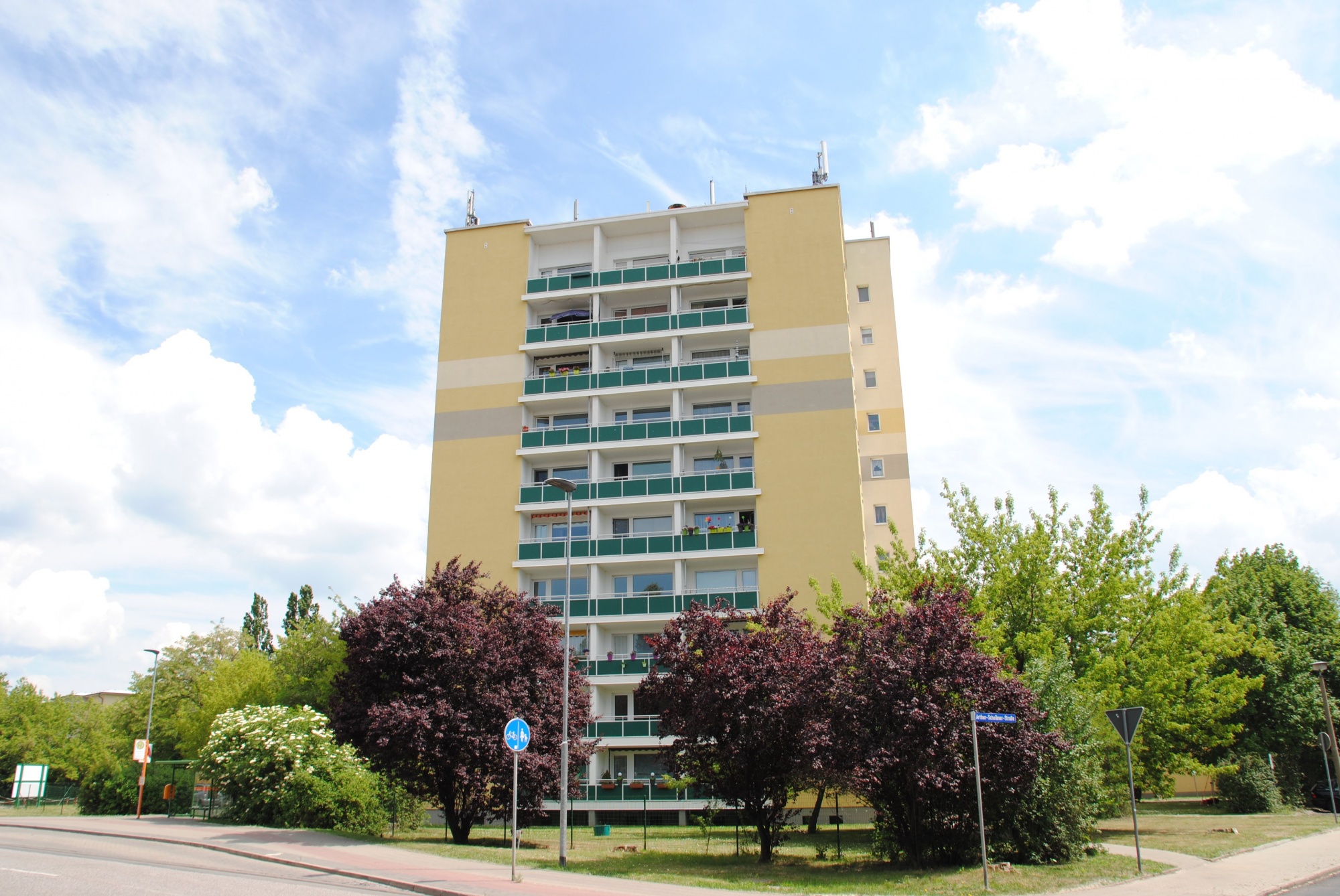 Hausansicht Straße des Friedens