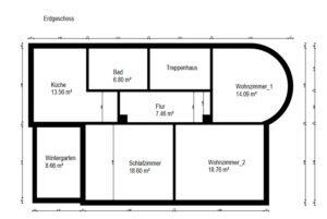Grundriss Erdgeschoss und 1.Obergeschoss