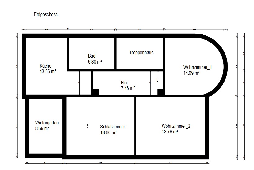 Grundriss Erdgeschoss und 1.Obergeschoss