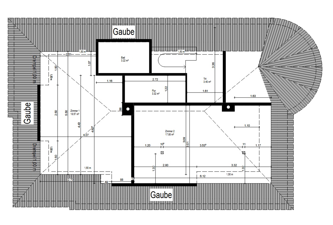 Grundriss Dachgeschoss