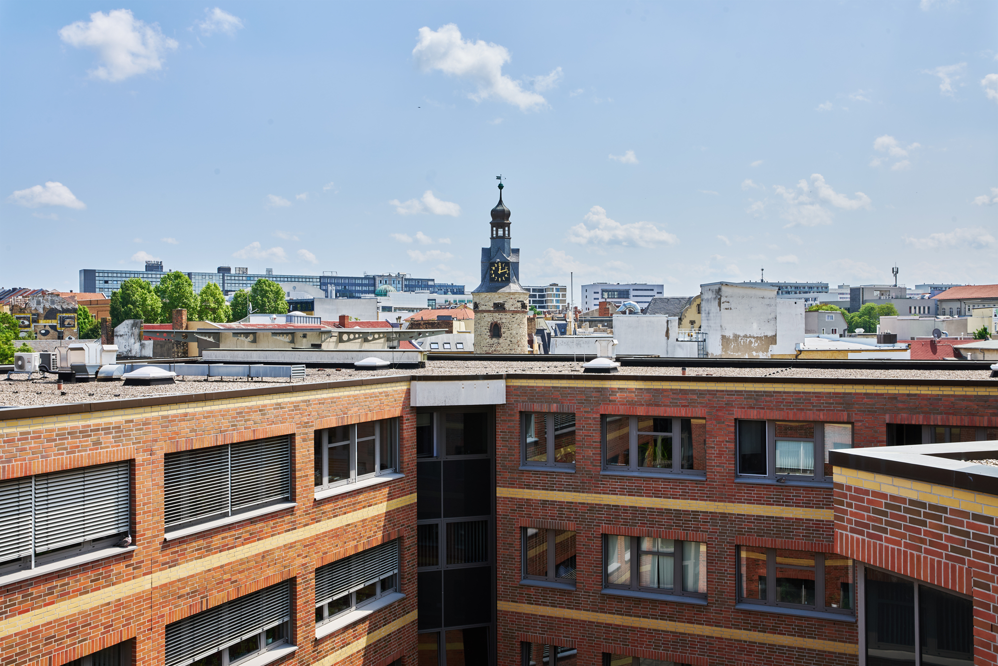 Blick über Halle Blick über Halle