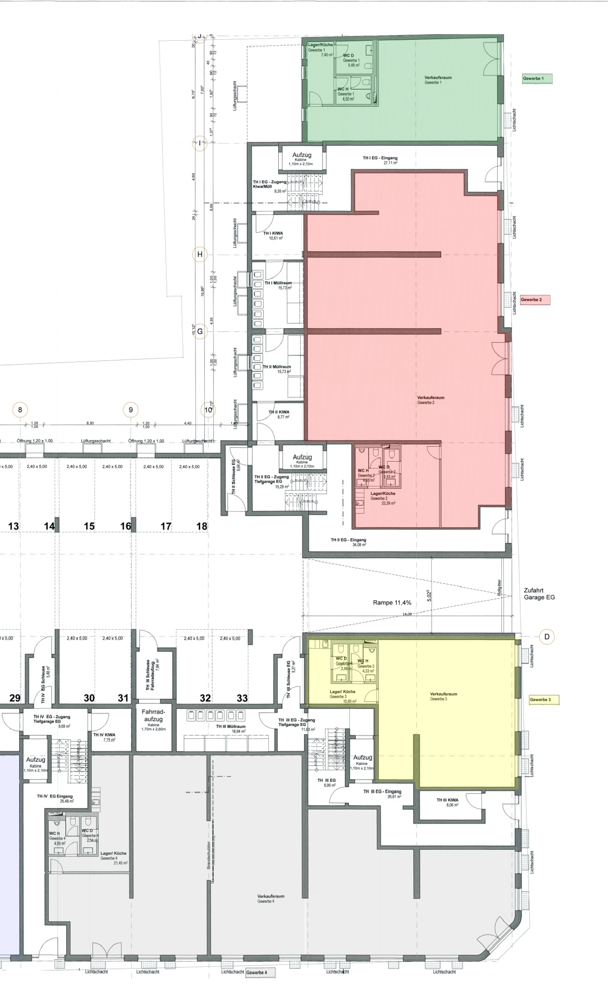 Ladenflächen Erdgeschoß Ladenflächen Erdgeschoß