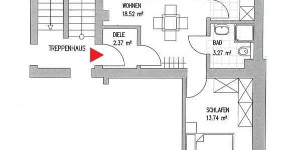 Grünfläche am Objekt