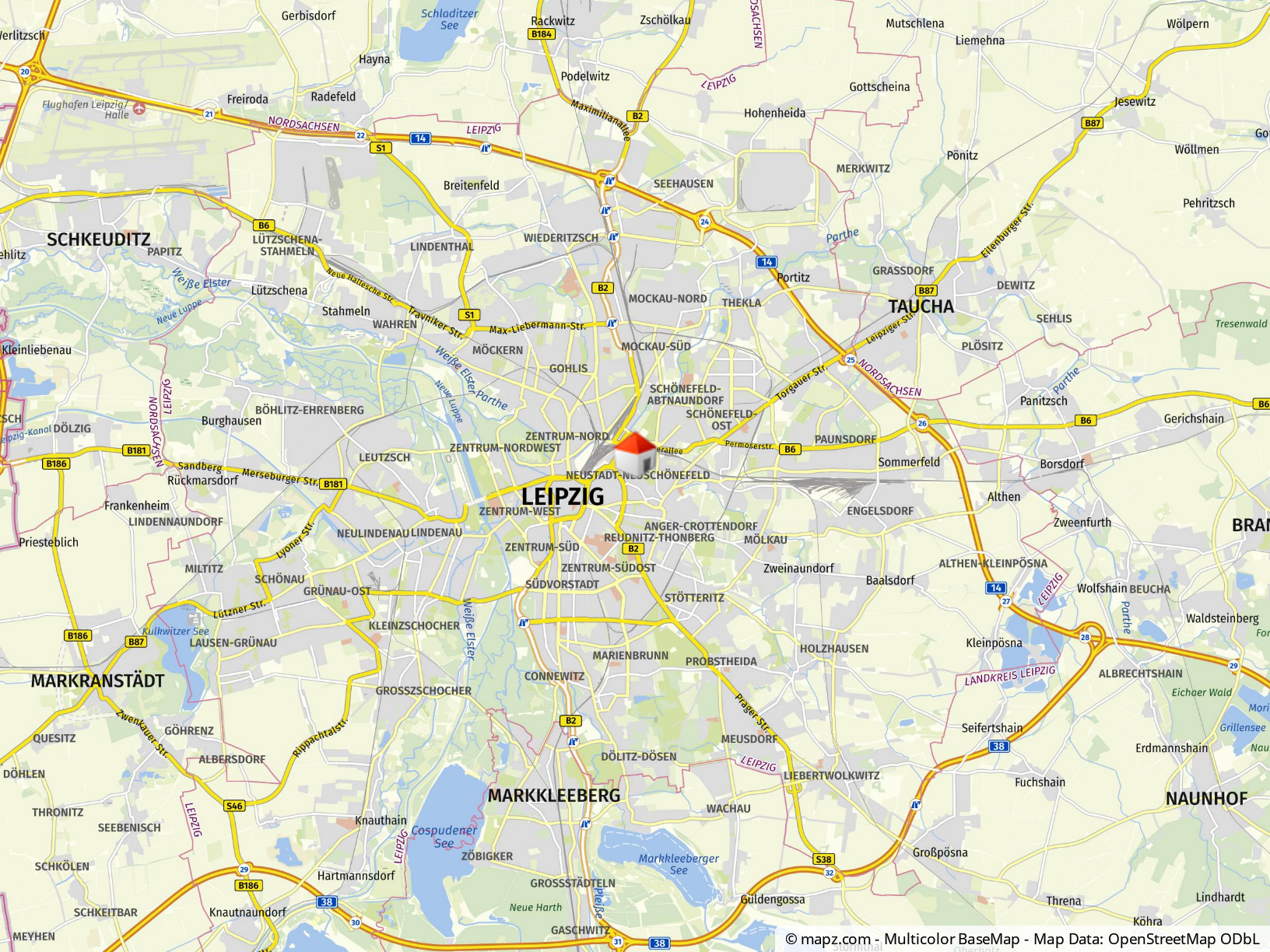 Geolyzer Kartenausschnitt Geolyzer Kartenausschnitt