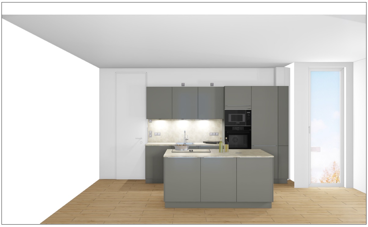 Visualisierung Einbauküche