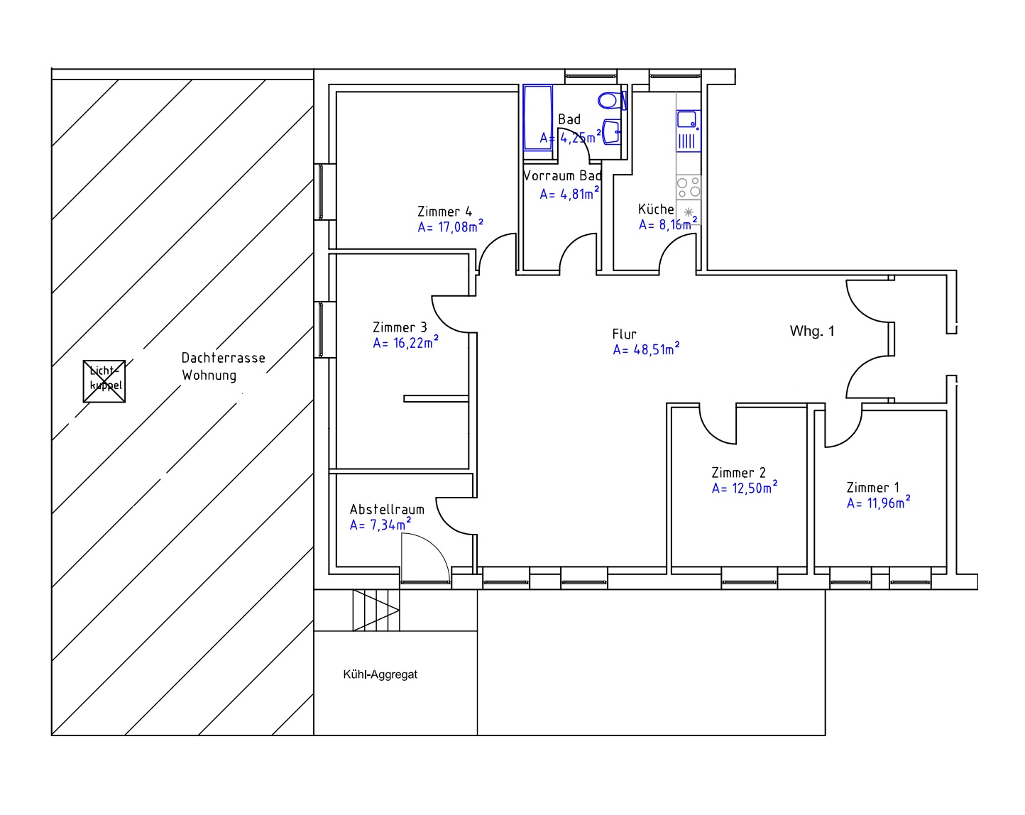 Wohnung 135qm_1.OG mitte