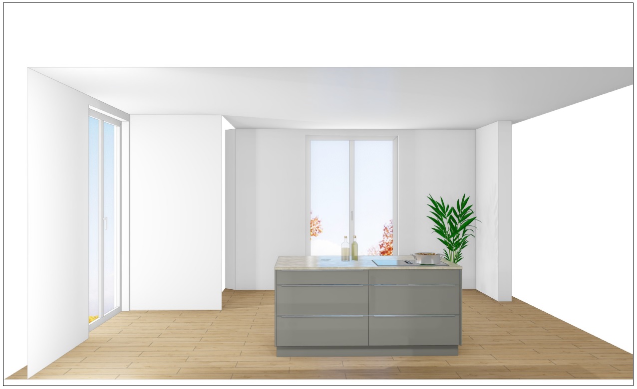 Visualisierung Einbauküche