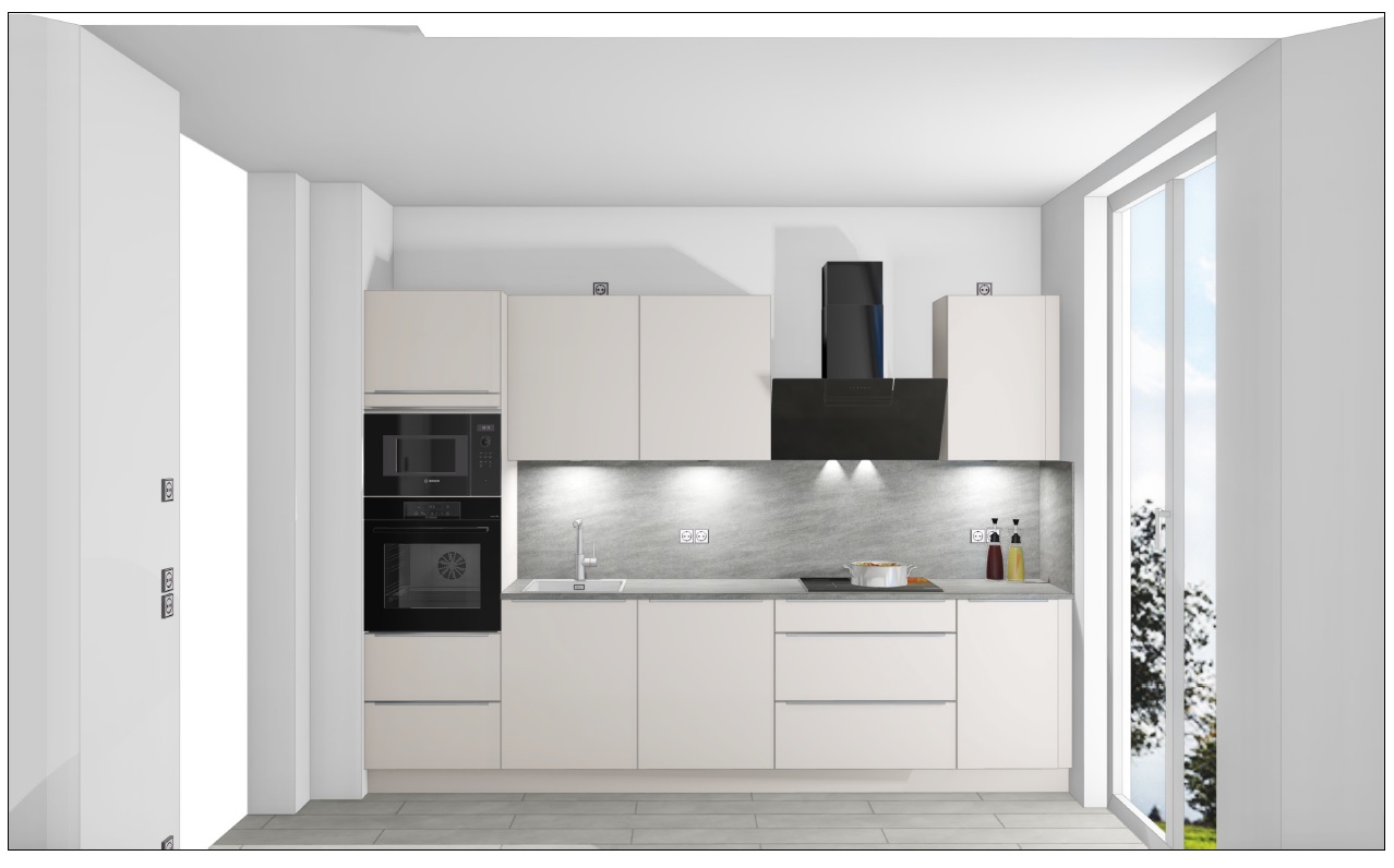 Visualisierung Einbauküche Visualisierung Einbauküche