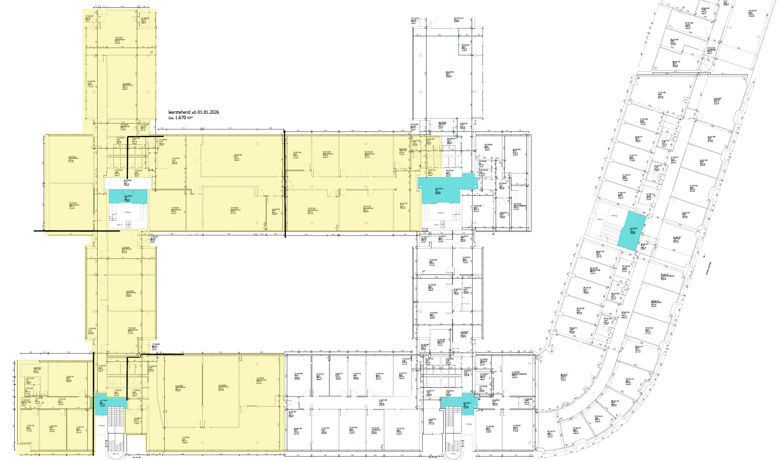 1. Etage zusammenhängend 1. Etage zusammenhängend