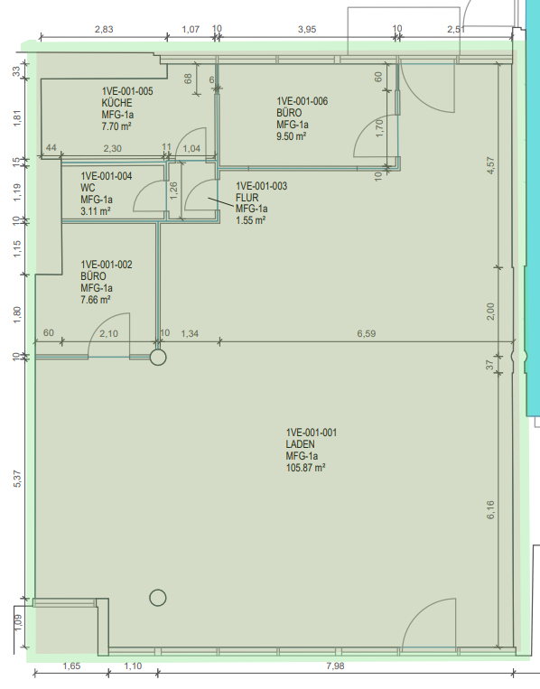 1VE-001 Einzelhandelsfläche