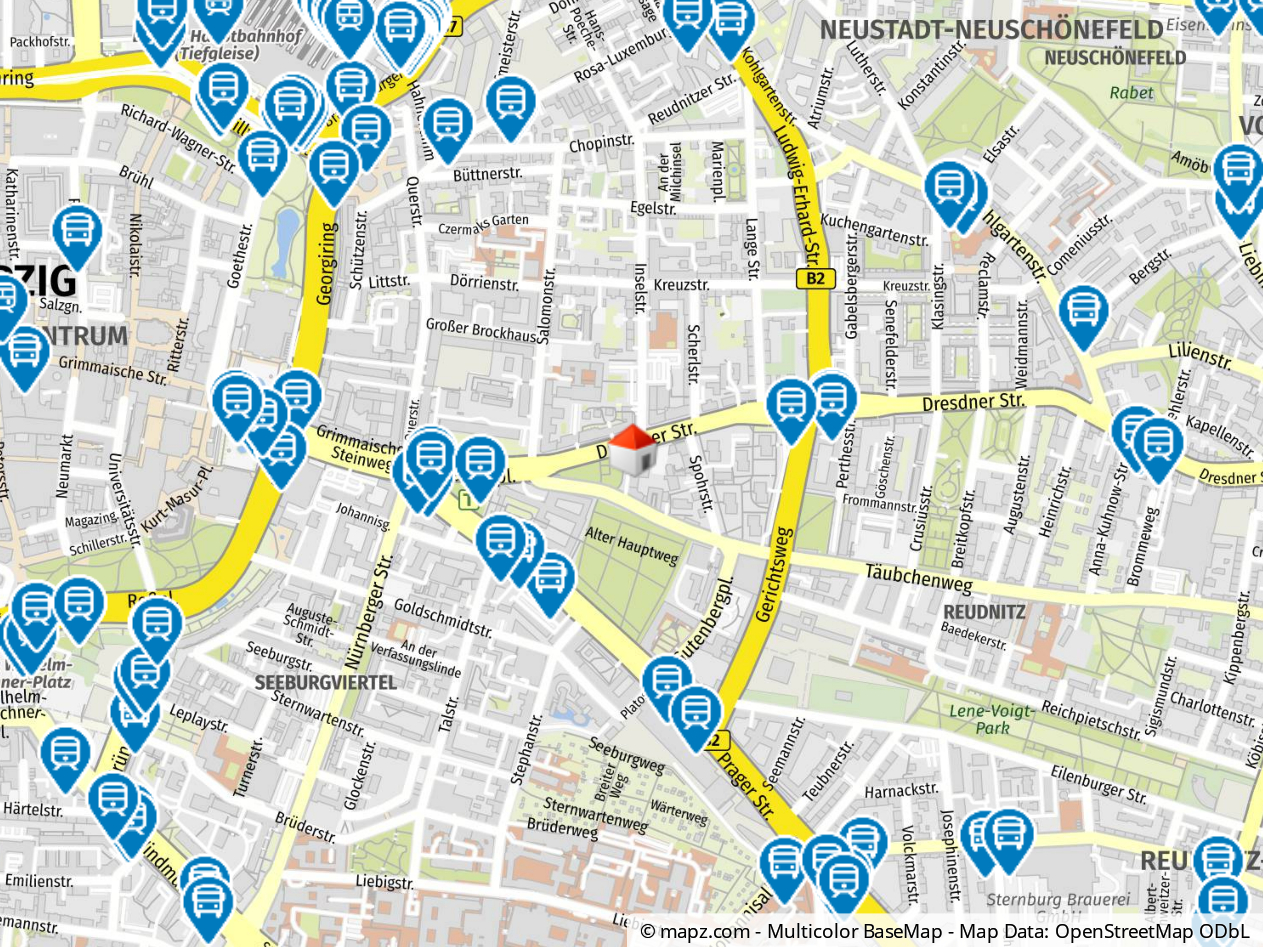 Geolyzer Kartenausschnitt