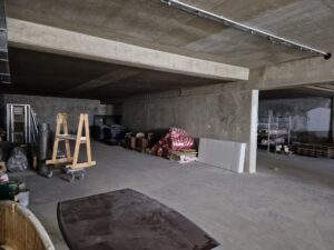 Blick in Bereich ohne Fenster