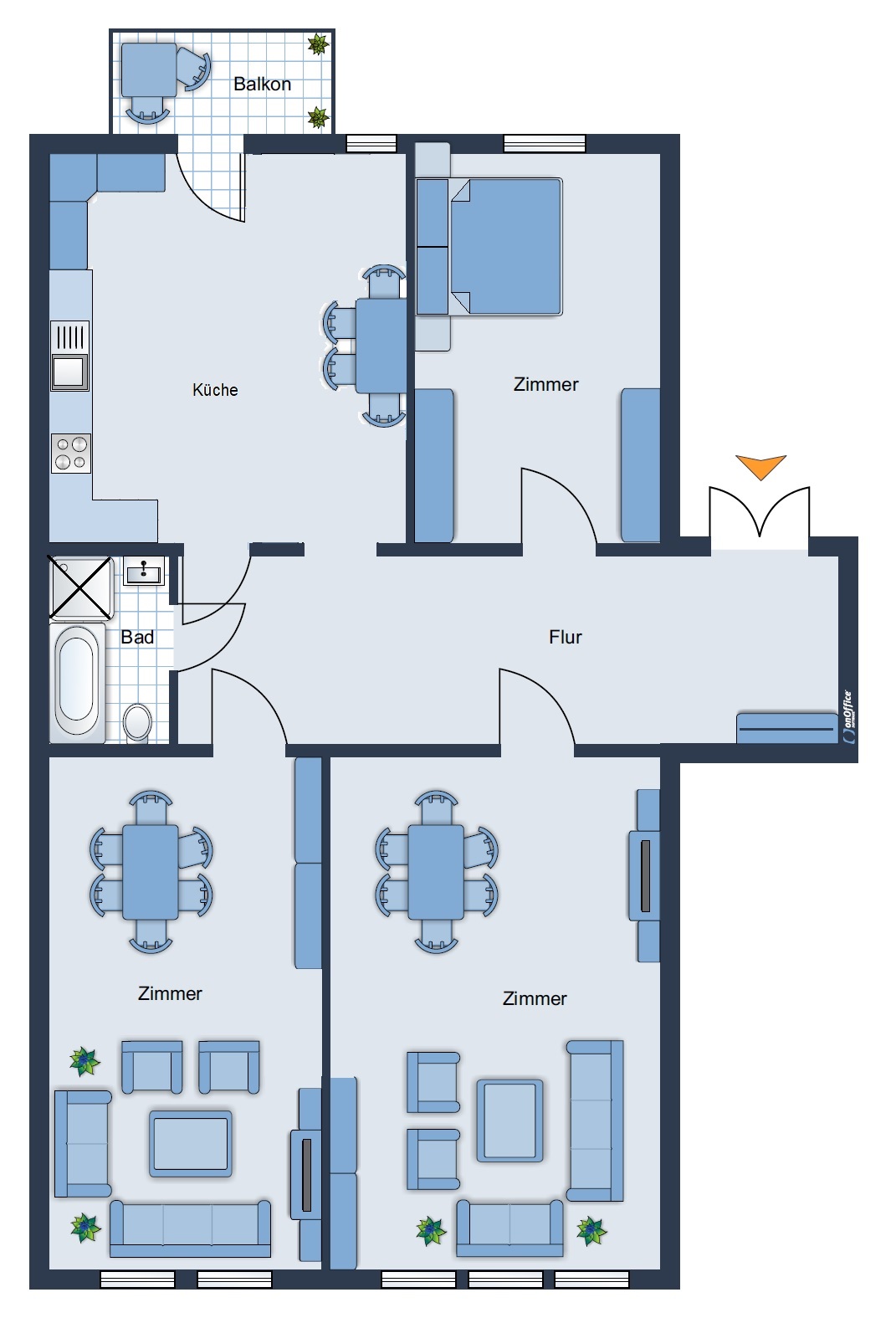 1.OG rechts 1.OG rechts