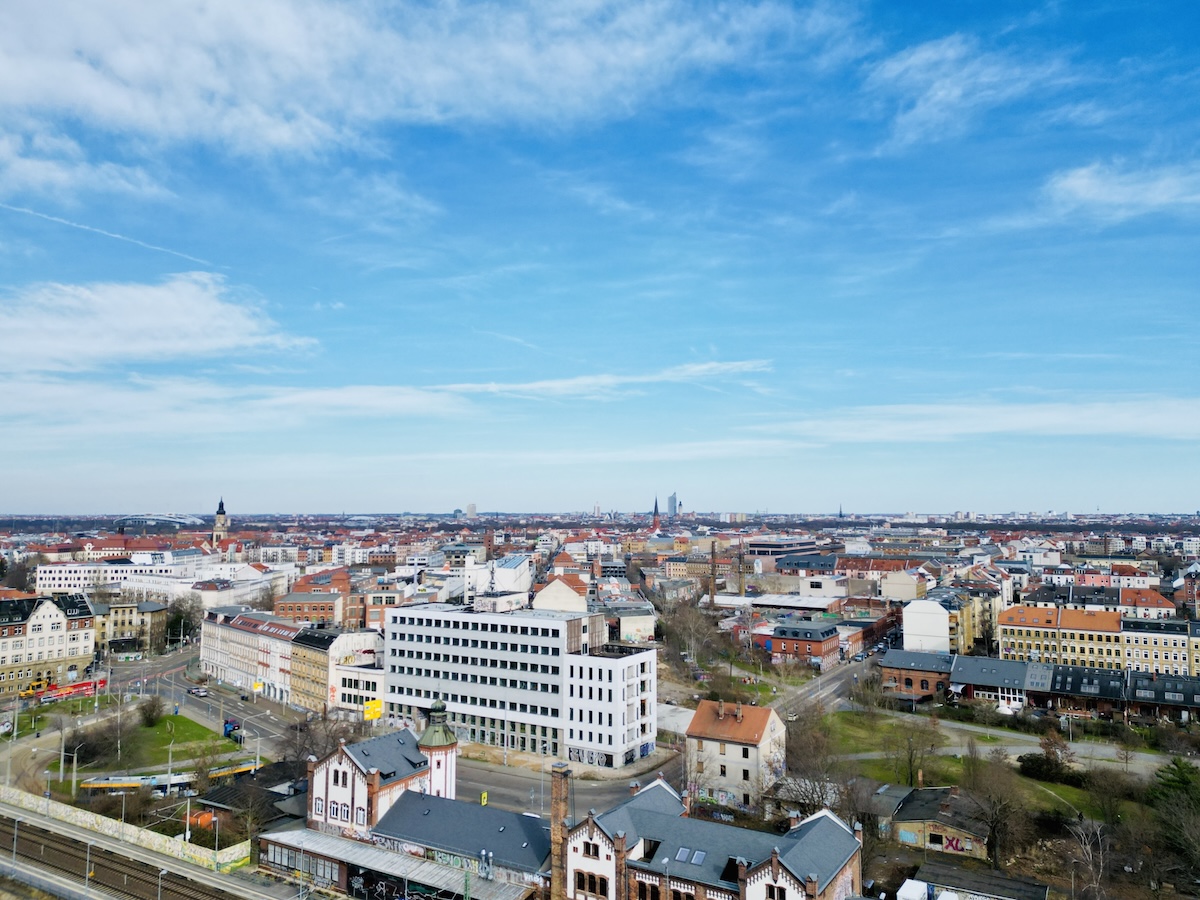 Blick Richtung Innenstadt.