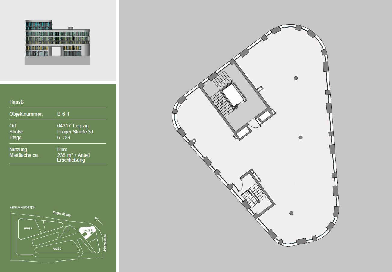 Haus B - 6.OG ca. 236 m²