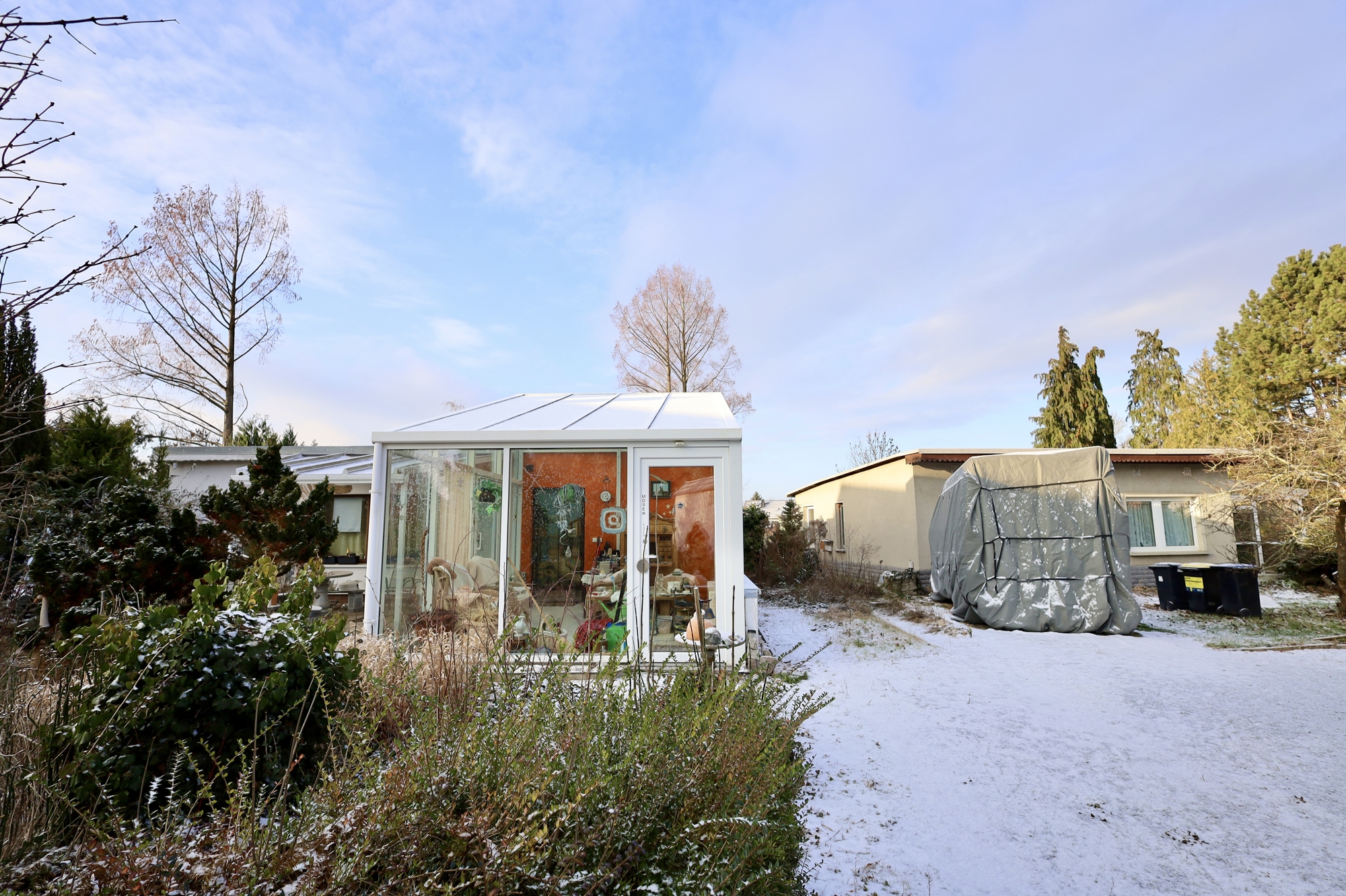 Ansicht der beiden Bungalows