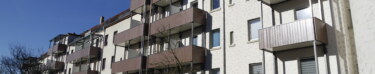 Ansicht mit neuer Balkonanlage