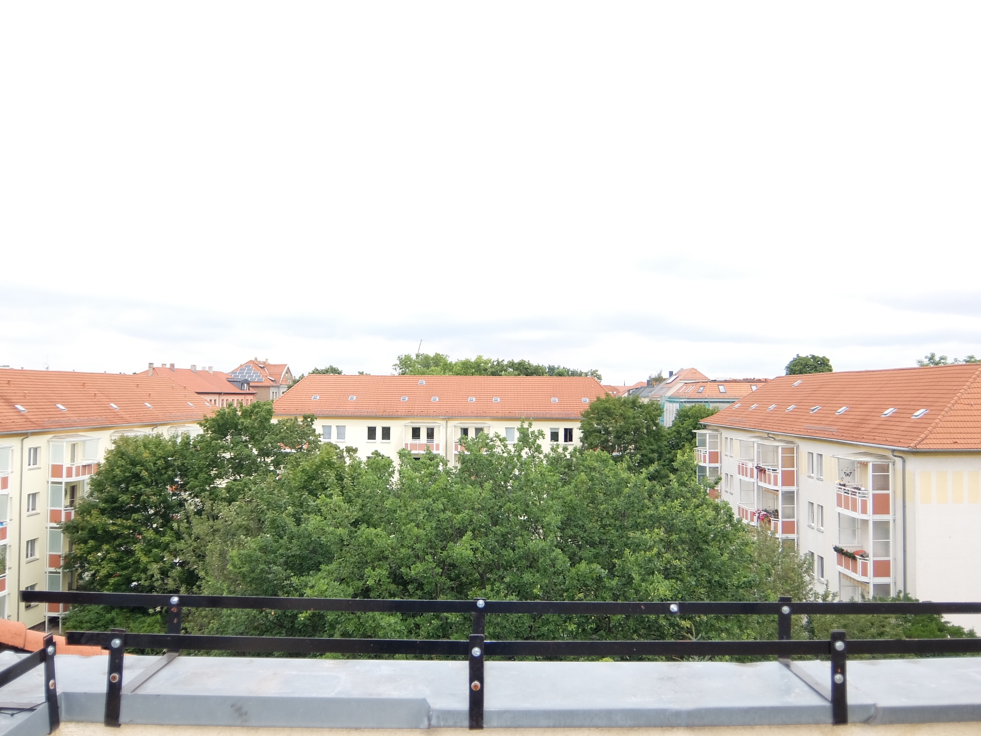 Blick vom Balkon