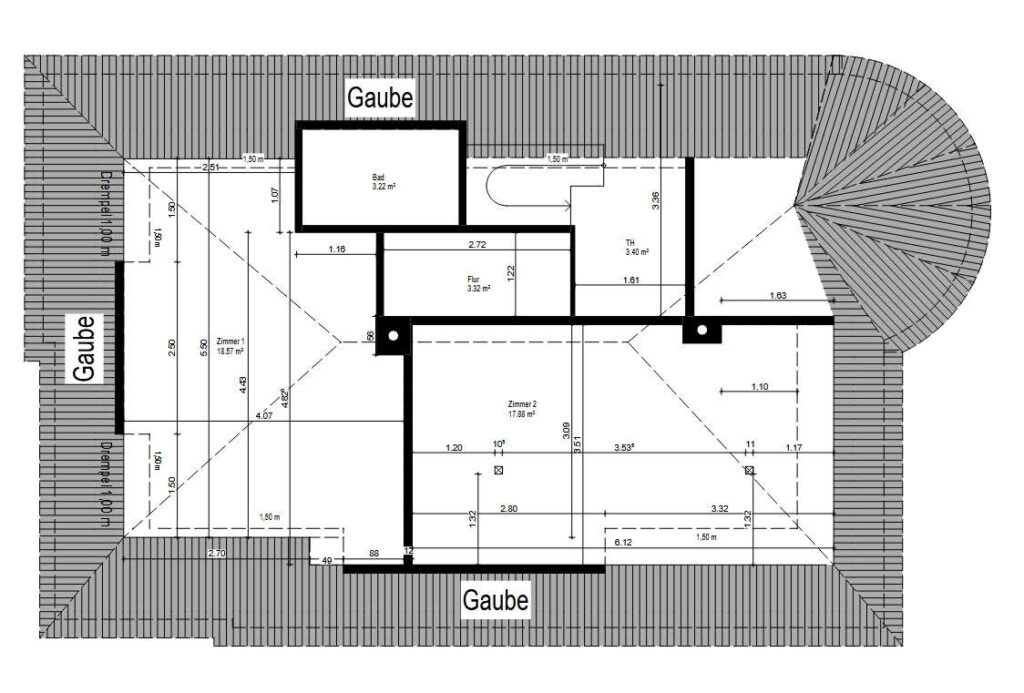 Grundriss Dachgeschoss