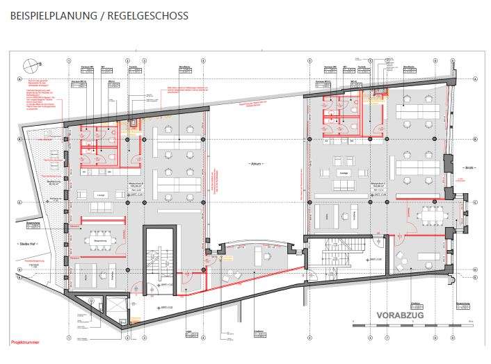 Beispielplanung Regelgeschoss