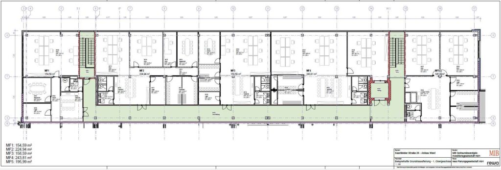 Grundriss 1. OG Planung