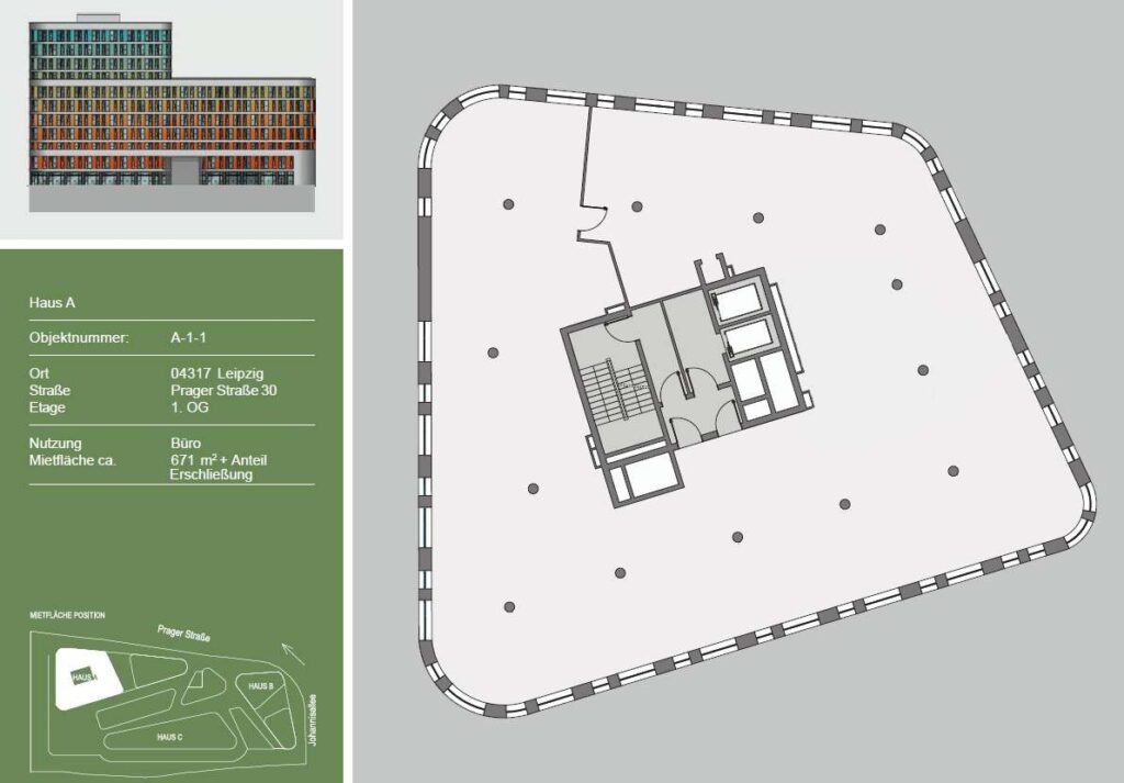 Haus A - 1.OG ca. 671 m²