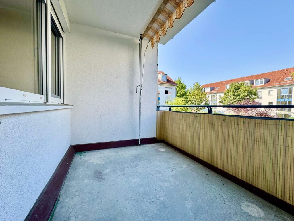 Loggia mit Westausrichtung & Blick in den Innenhof
