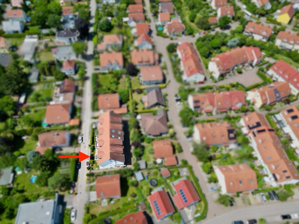 Sieldungslage von oben.