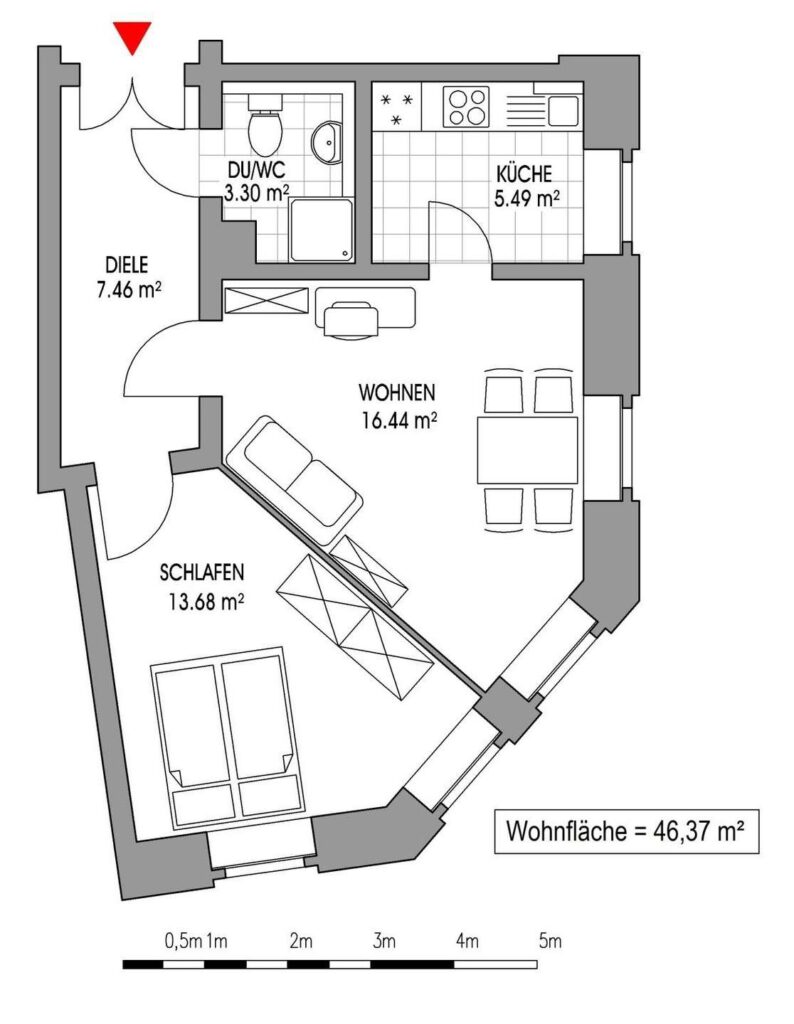 Erdgeschoß links