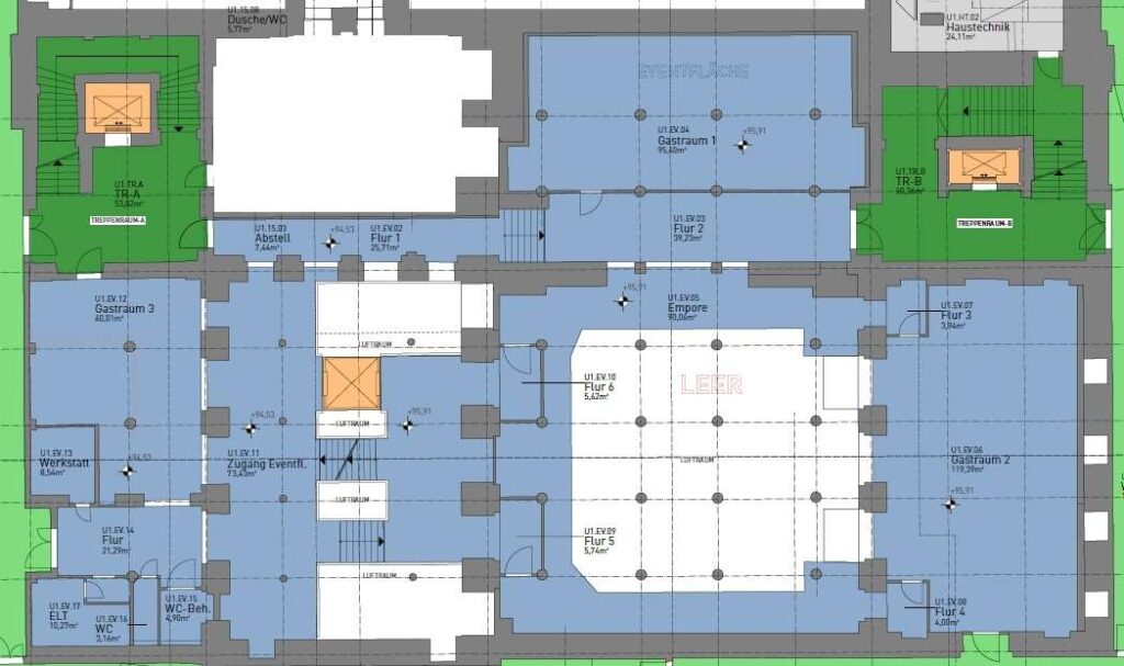 Grundriss UG 1