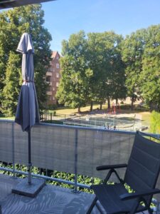 Aussicht Fluchtbalkon