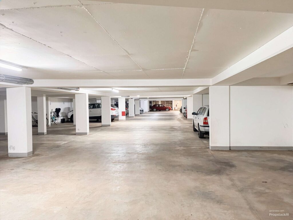 Tiefgarage der Wohnanlage