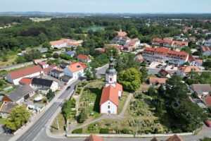 Luftaufnahme der unmittelbaren Umgebung