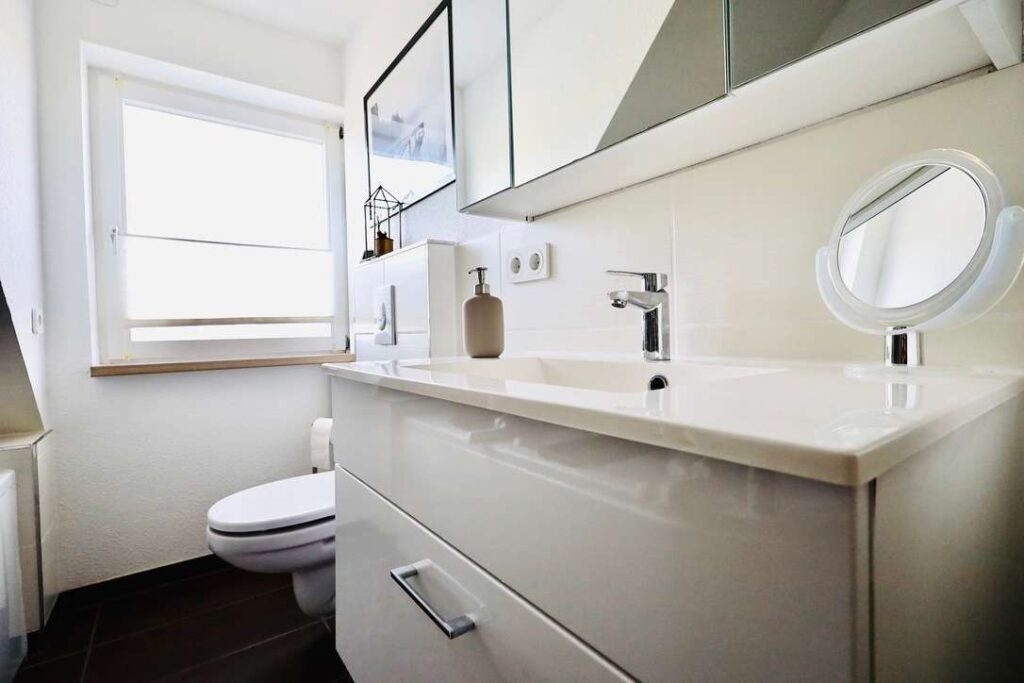 Ein kurzer Blick ins Gäste-WC.