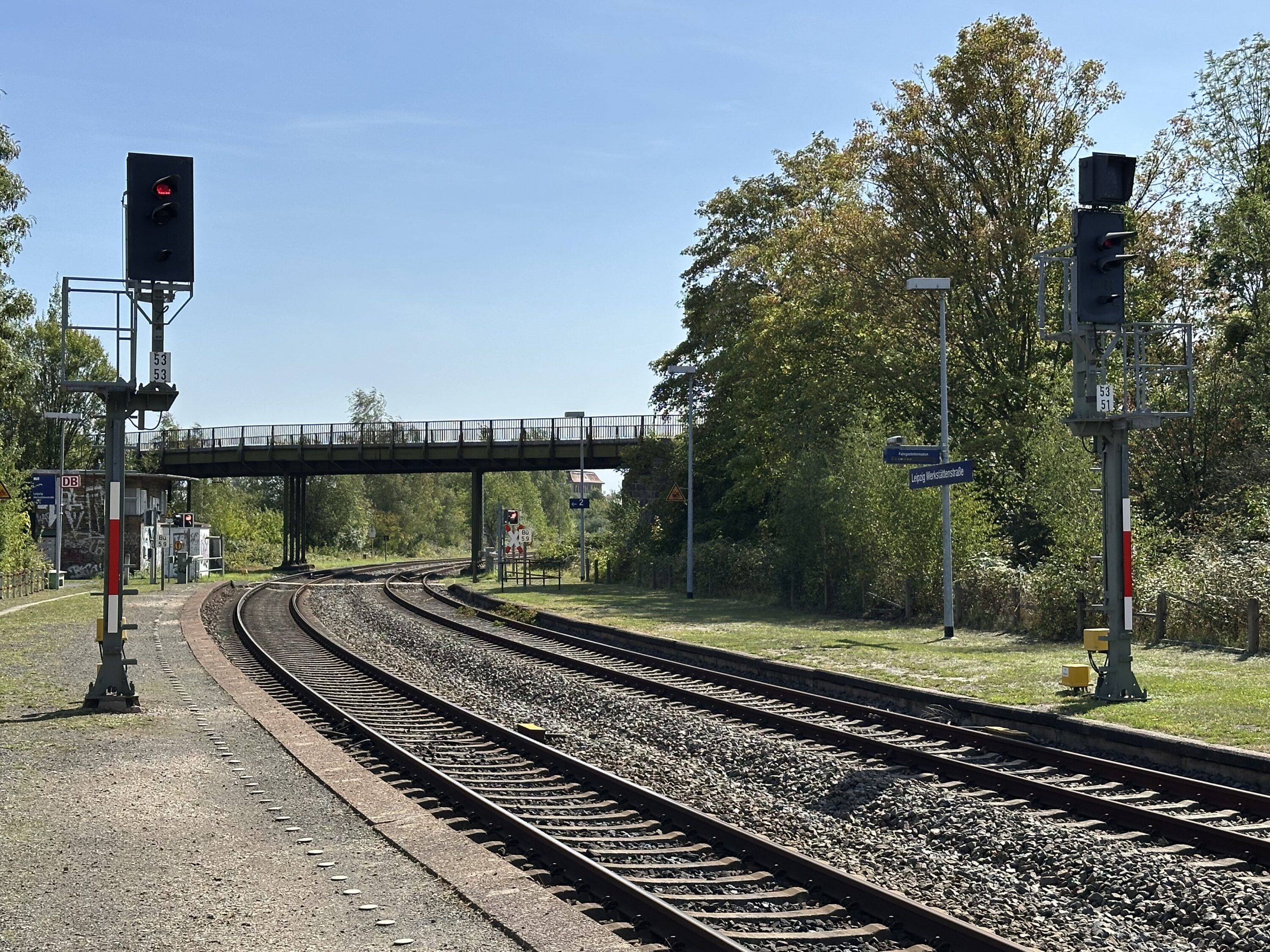 Bahngleis Haltestelle Werkstaettenstrasse 2