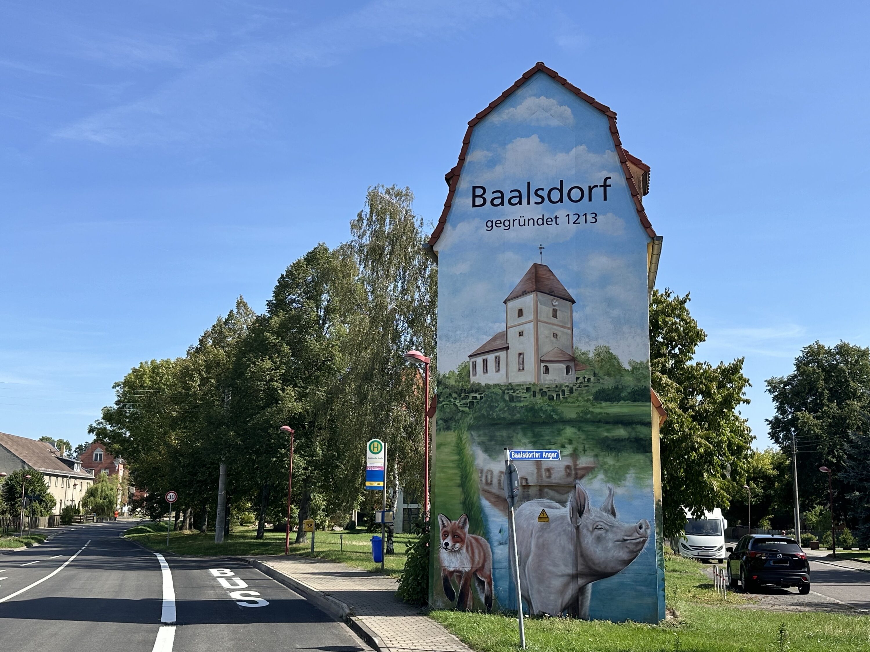 Haus Ortseingangsmotiv Baalsdorf Brandiser Str. 2