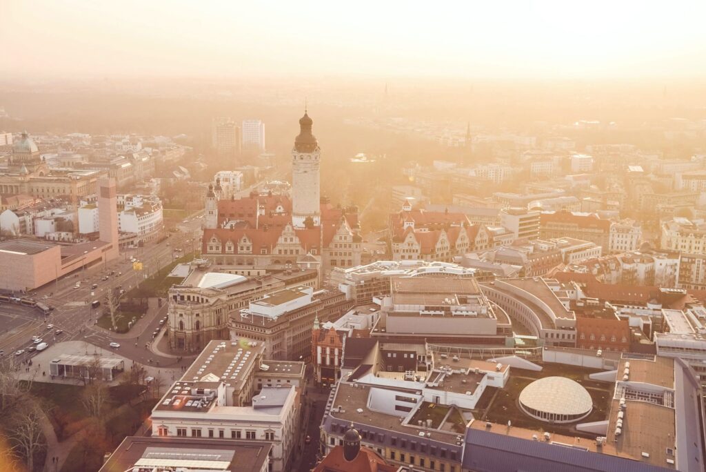 Leipzig von oben