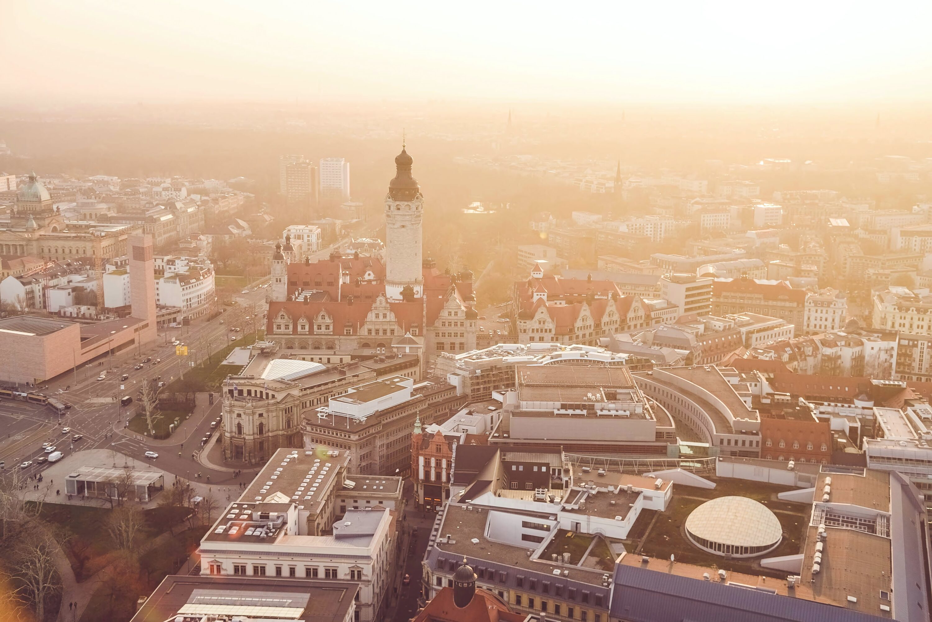 Leipzig von oben