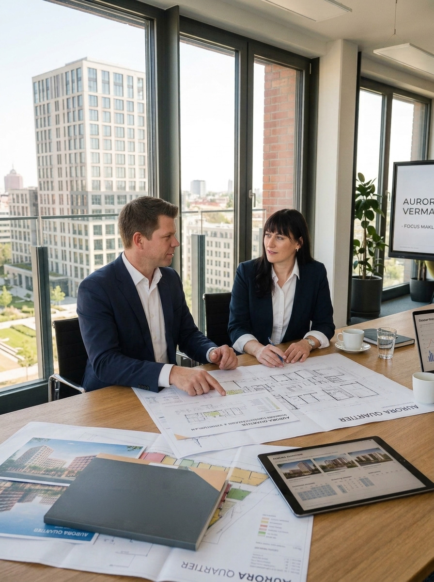 Neubau und Projektentwicklung Vermarktung