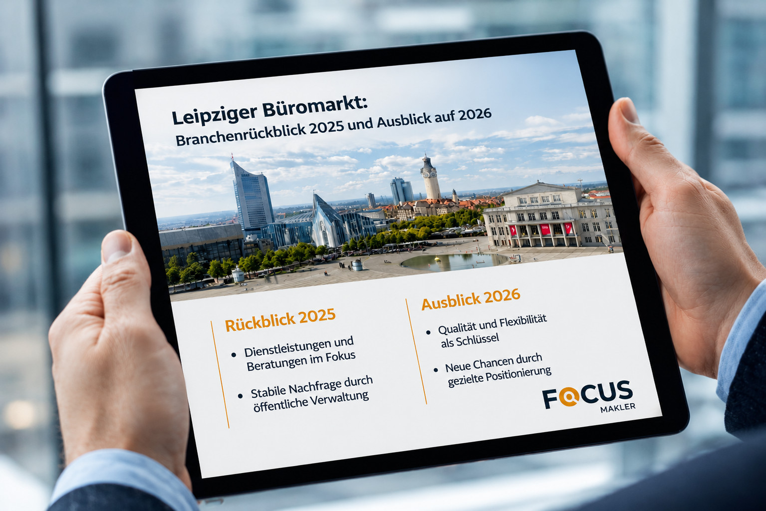 Rueckblick und Ausblic Bueromarkt leipzig
